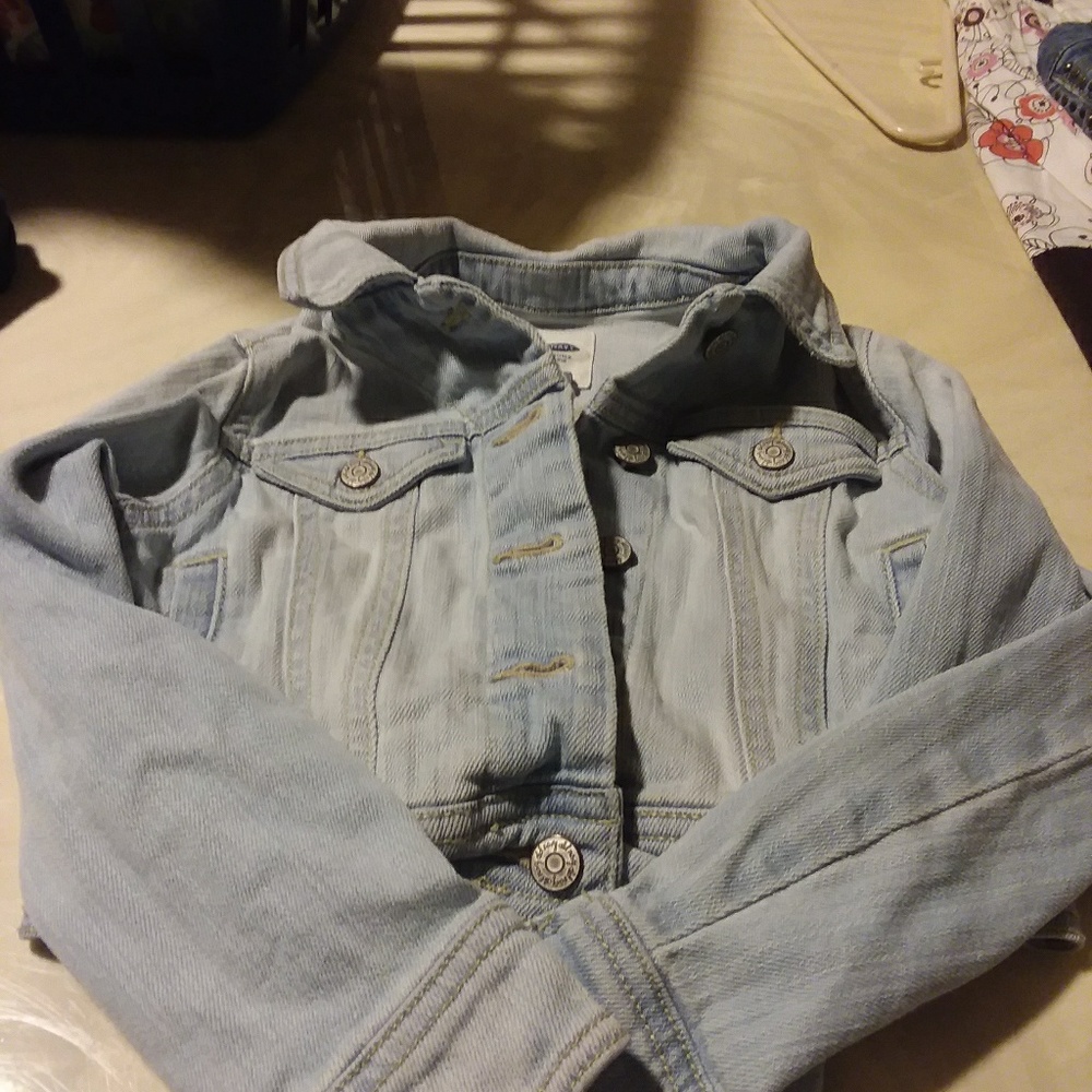 Little girl old navy Jean jacket size 5